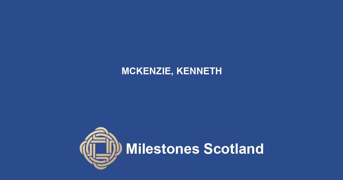 MCKENZIE, KENNETH