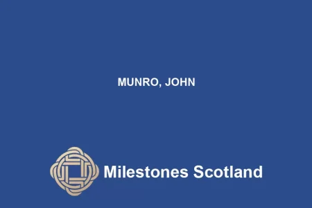 MUNRO, JOHN