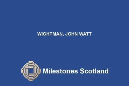 WIGHTMAN, JOHN WATT
